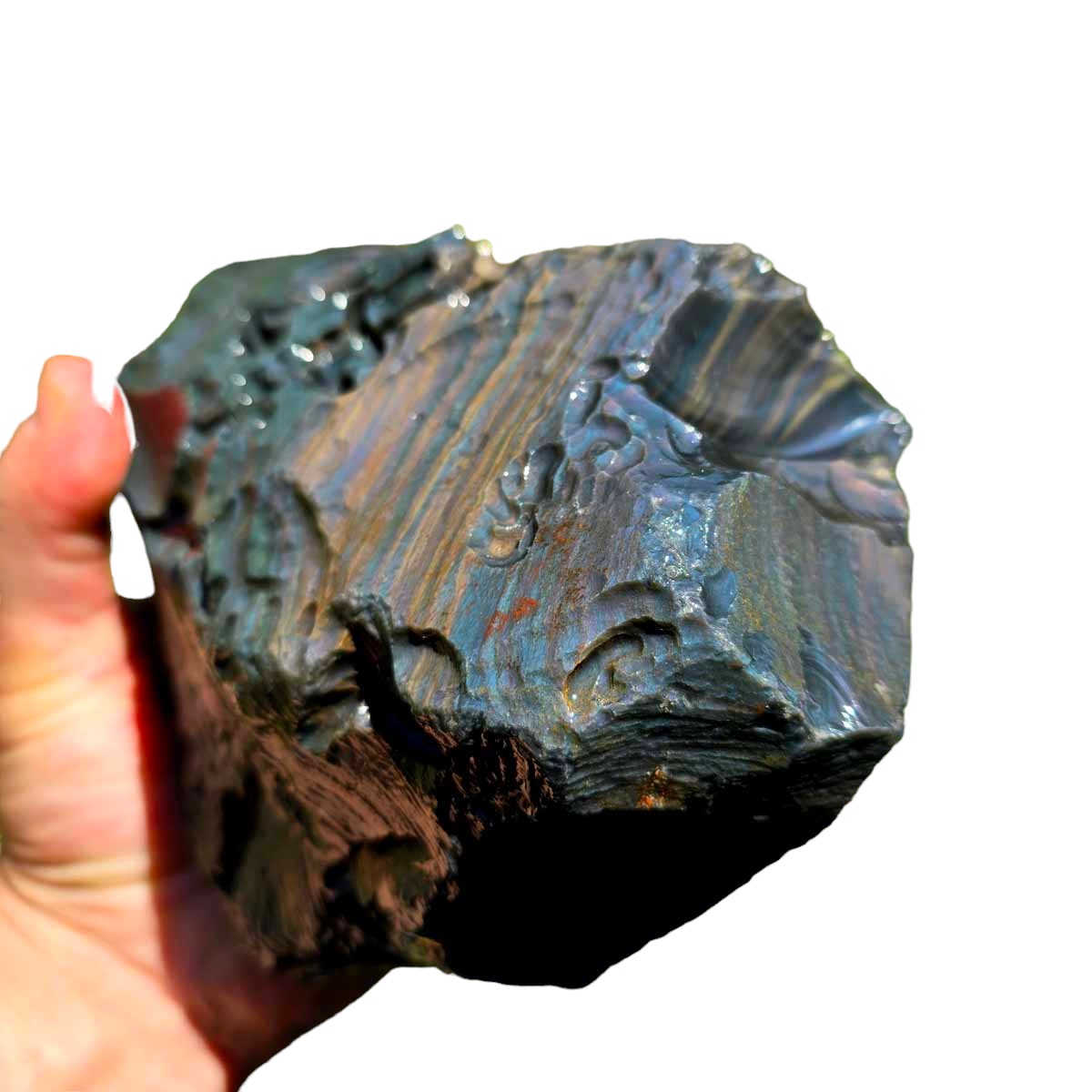 Mexican Velvet Obsidian Rough Chunk!