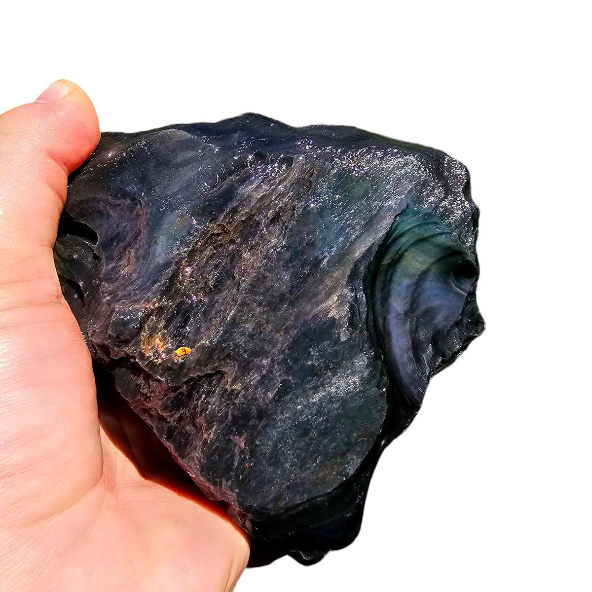 Mexican Velvet Obsidian Rough Chunk!