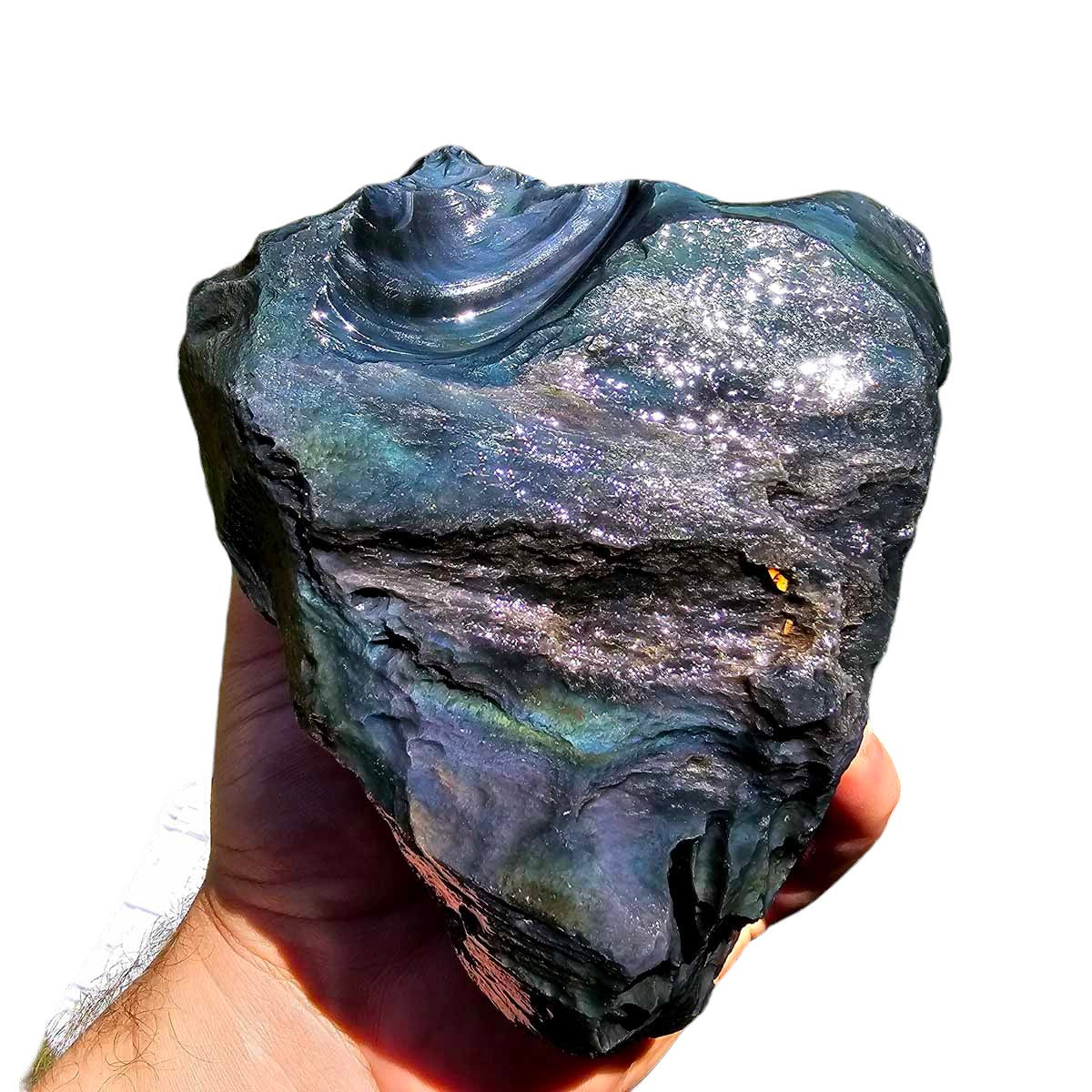 Mexican Velvet Obsidian Rough Chunk!