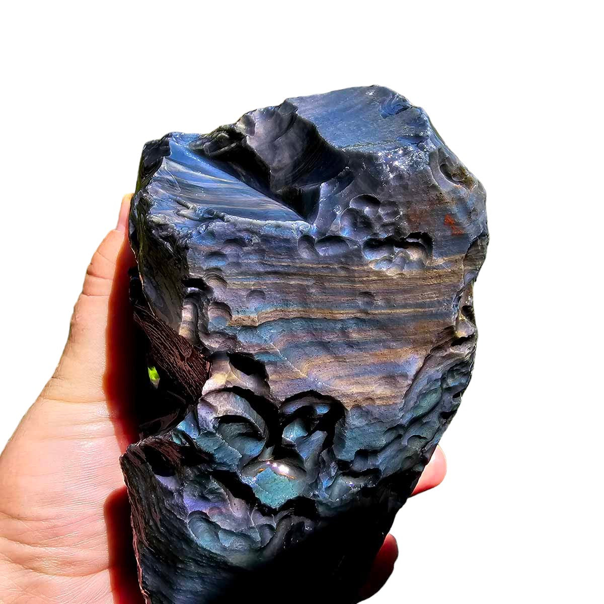 Mexican Velvet Obsidian Rough Chunk!