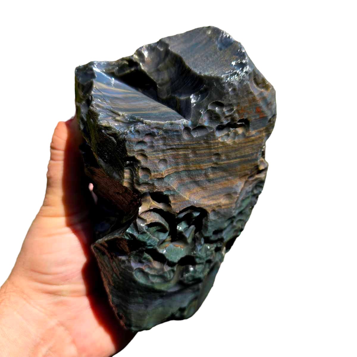 Mexican Velvet Obsidian Rough Chunk!