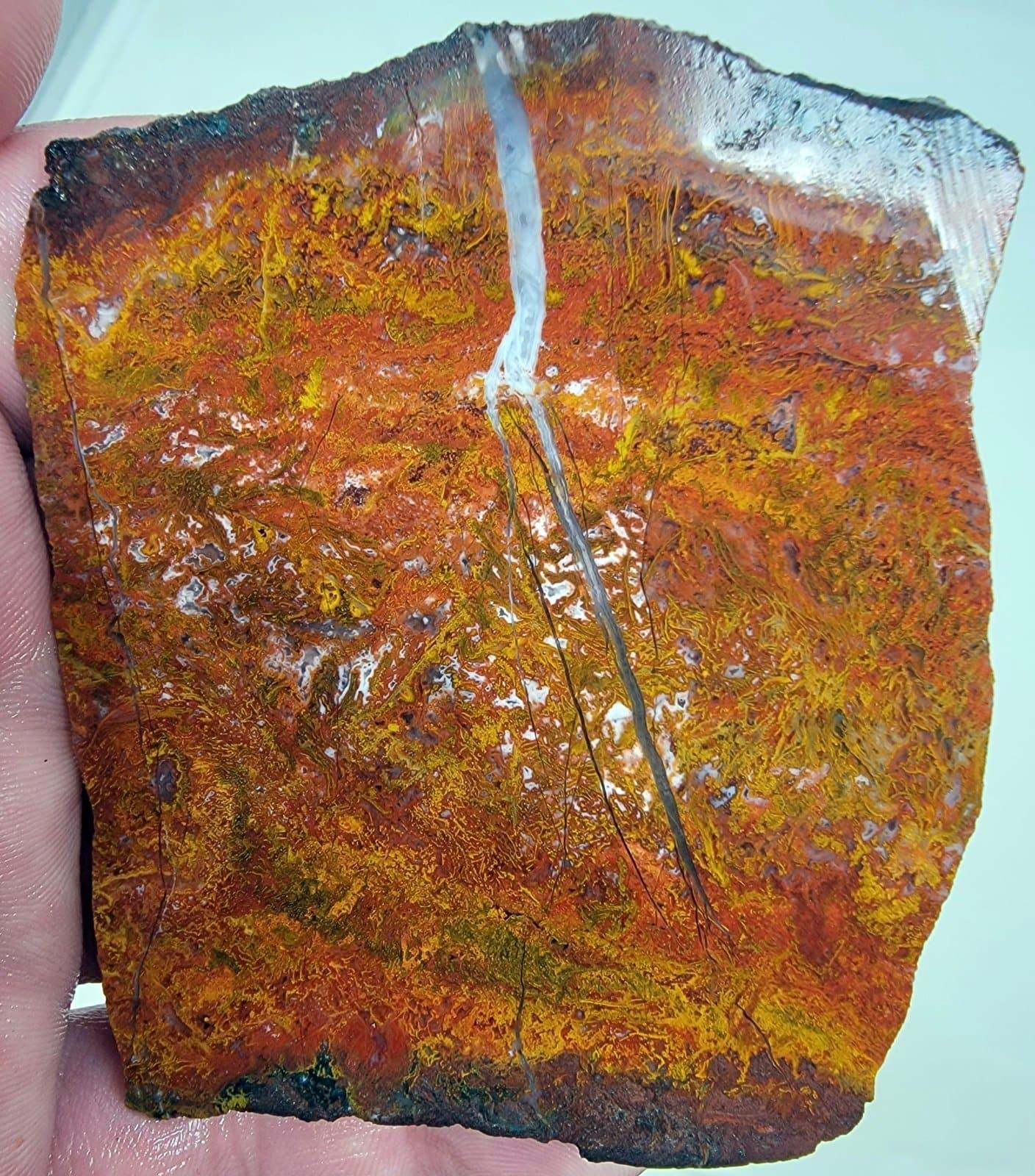 Apple Valley Agate Slab! Lapidary Stone Slab! - LapidaryCentral