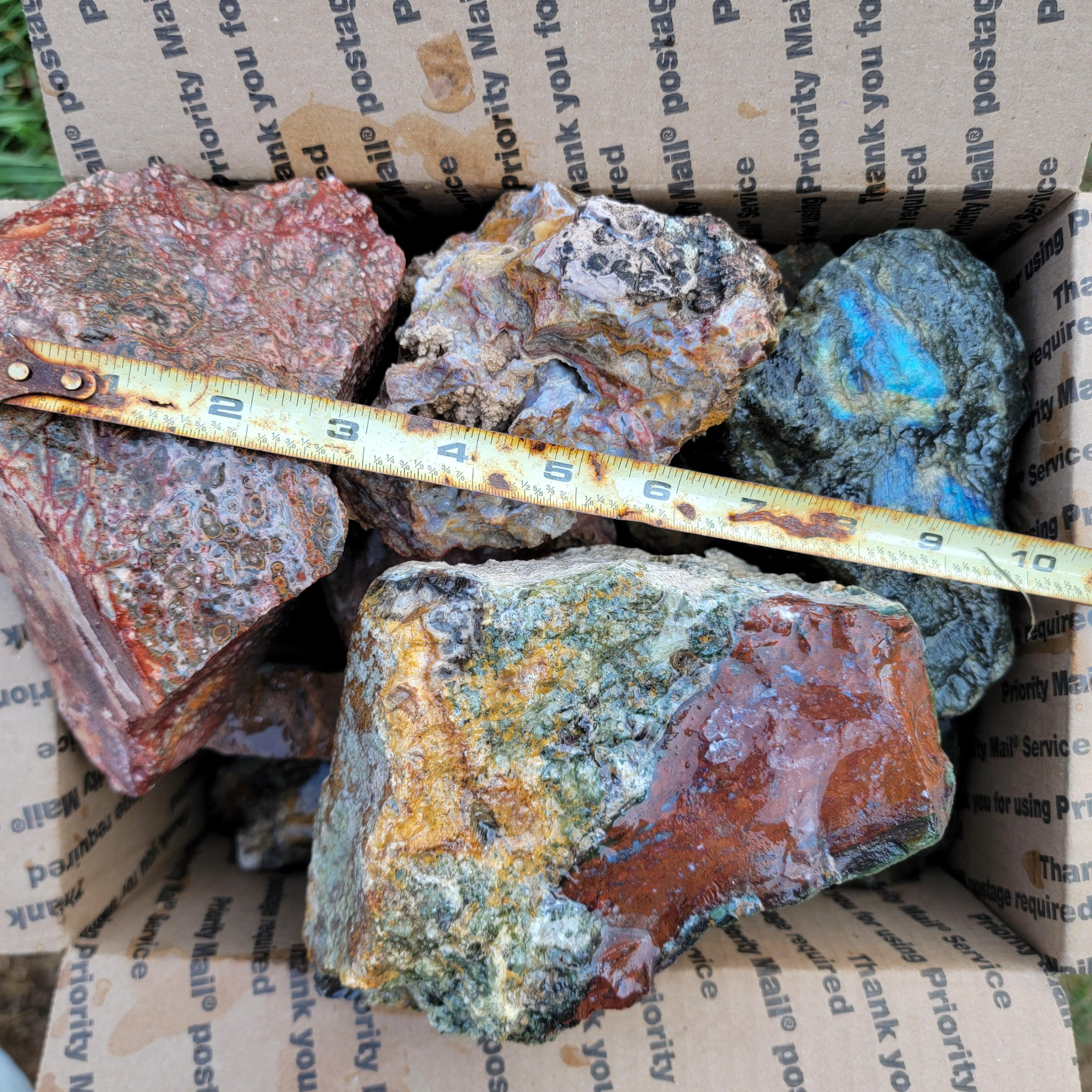 Mix Lapidary Rough Discount Flatrate Box! - LapidaryCentral