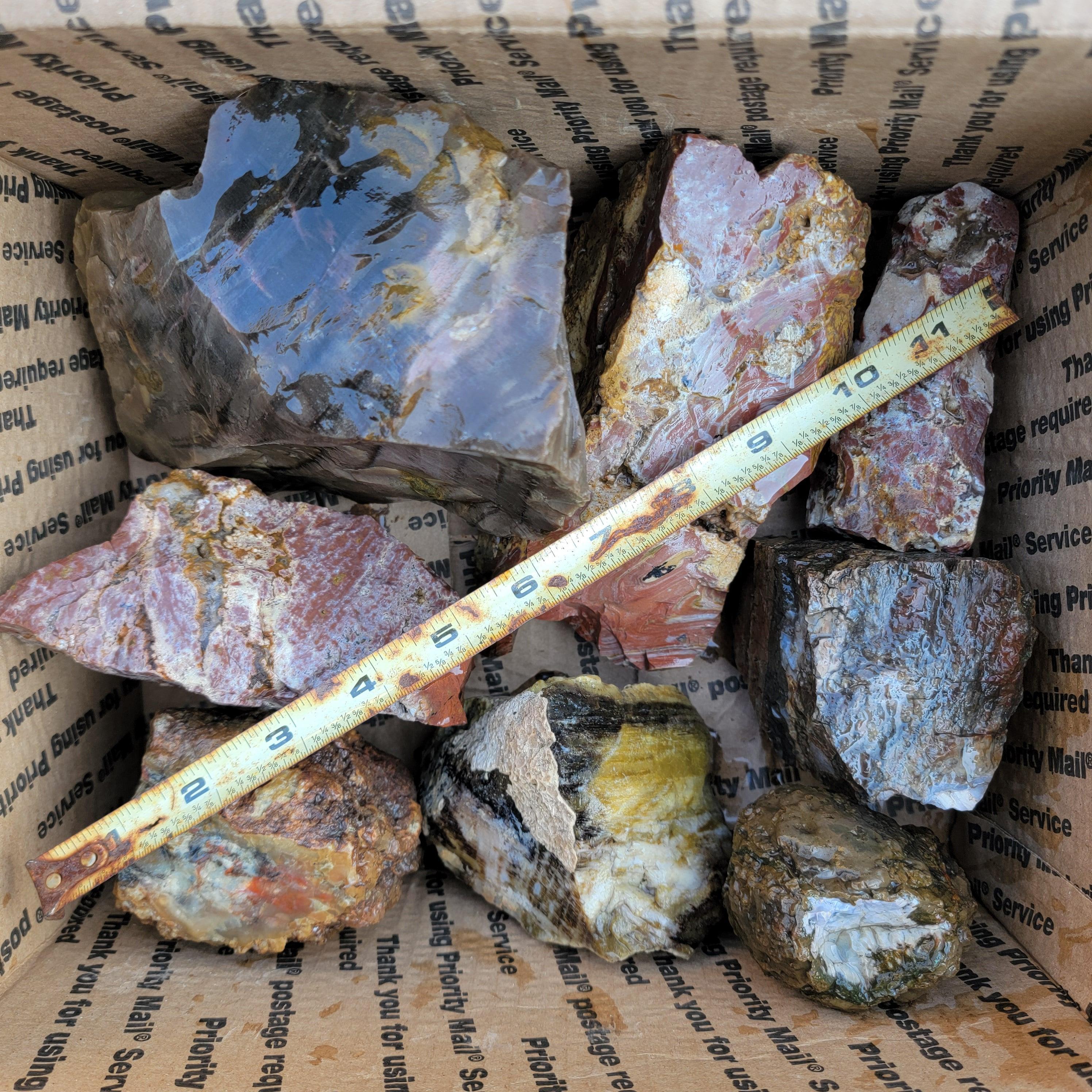 Mix Lapidary Rough Discount Flatrate Box! - LapidaryCentral