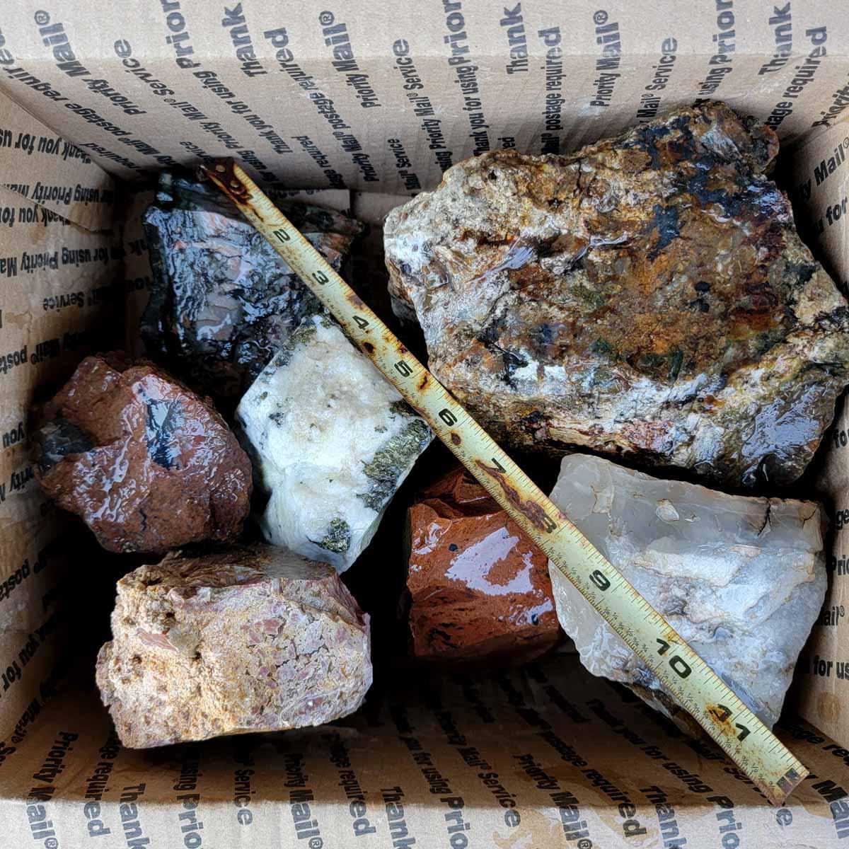 Mix Lapidary Rough Discount Flatrate Box! - LapidaryCentral