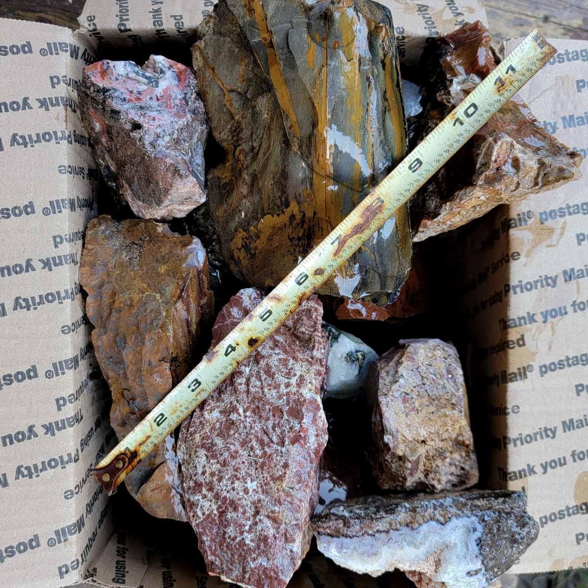 Mix Lapidary Rough Discount Flatrate Box! - LapidaryCentral