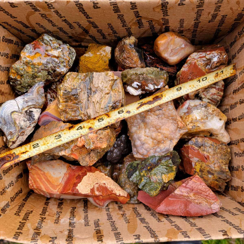 Discount Mix Lapidary Tumbling Trimmer Rough Flatrate!  Agate and Jasper! - LapidaryCentral