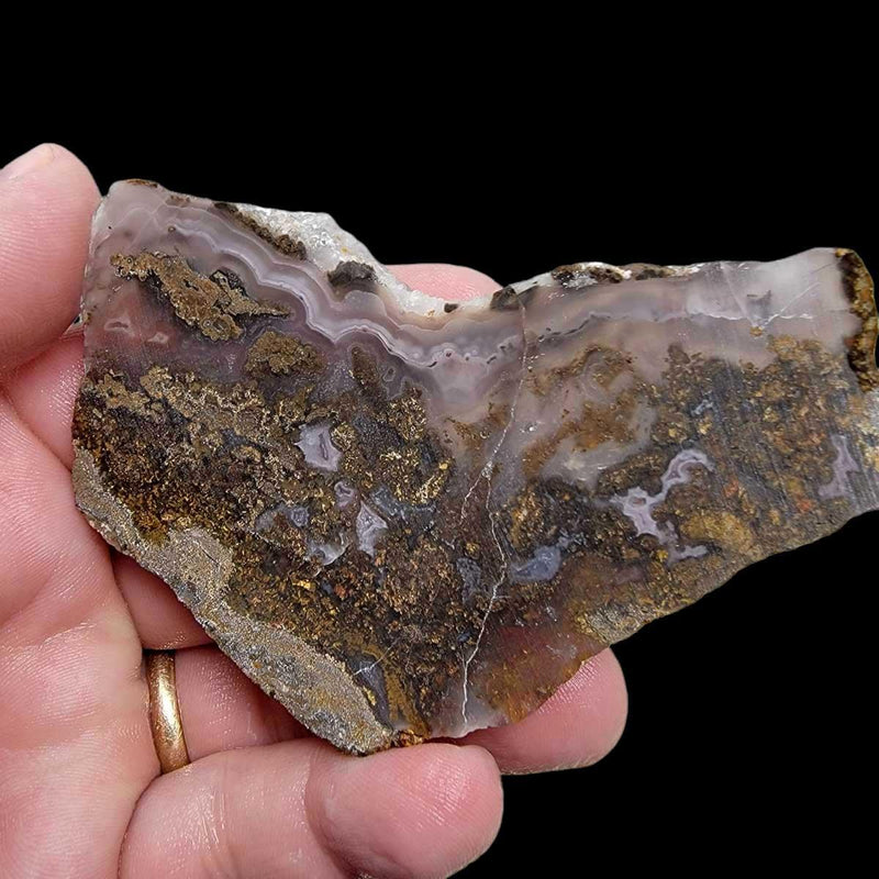 Agua Nueva Agate Slab!  Mexican Agate!  Lapidary Stone Slab! - LapidaryCentral