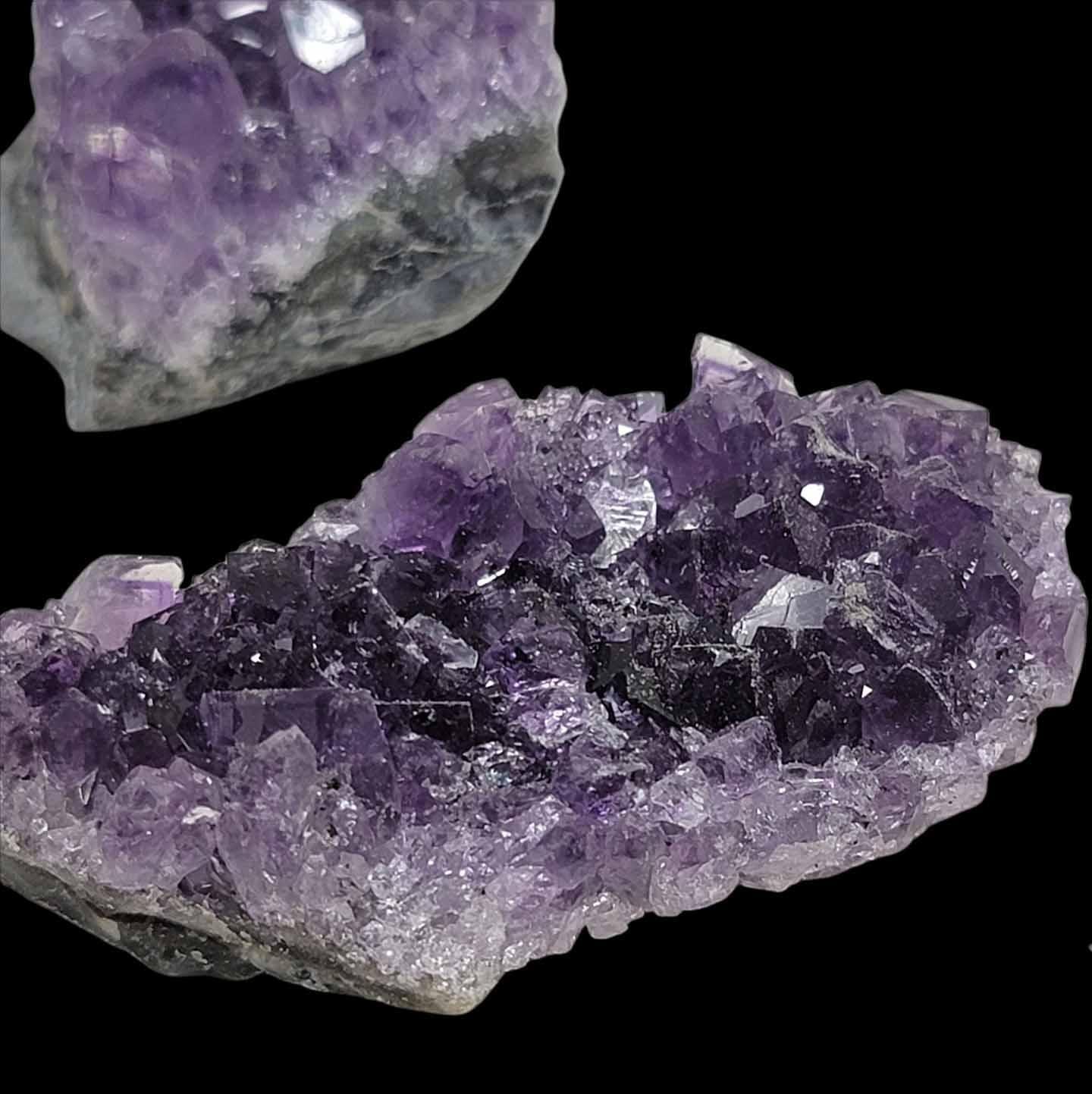 Highgrade 1-2 Inch Uruguay Purple Amethyst Crystal Cluster!