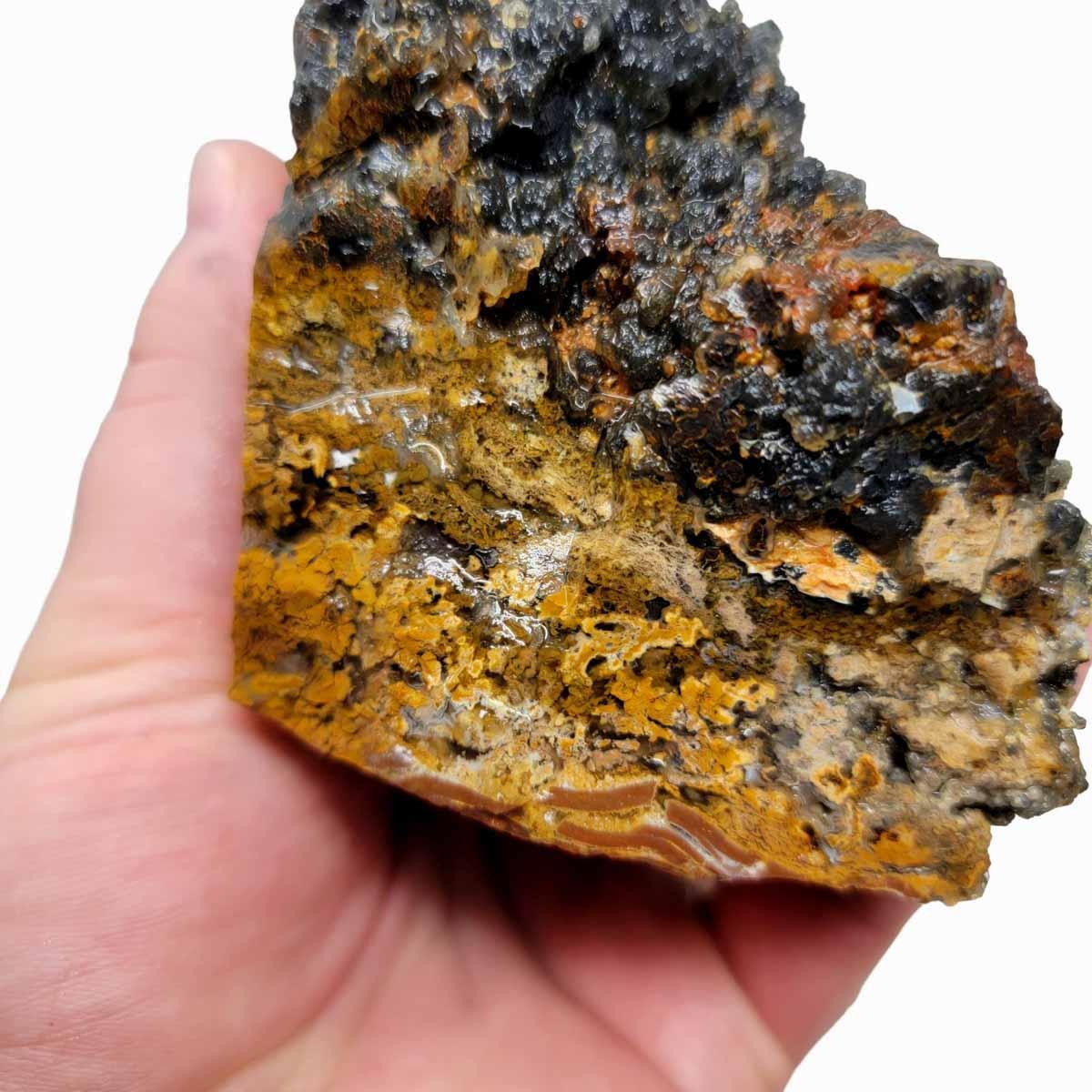Eagle Rock Plume Agate Crystal Druzy Rough Chunk! - LapidaryCentral