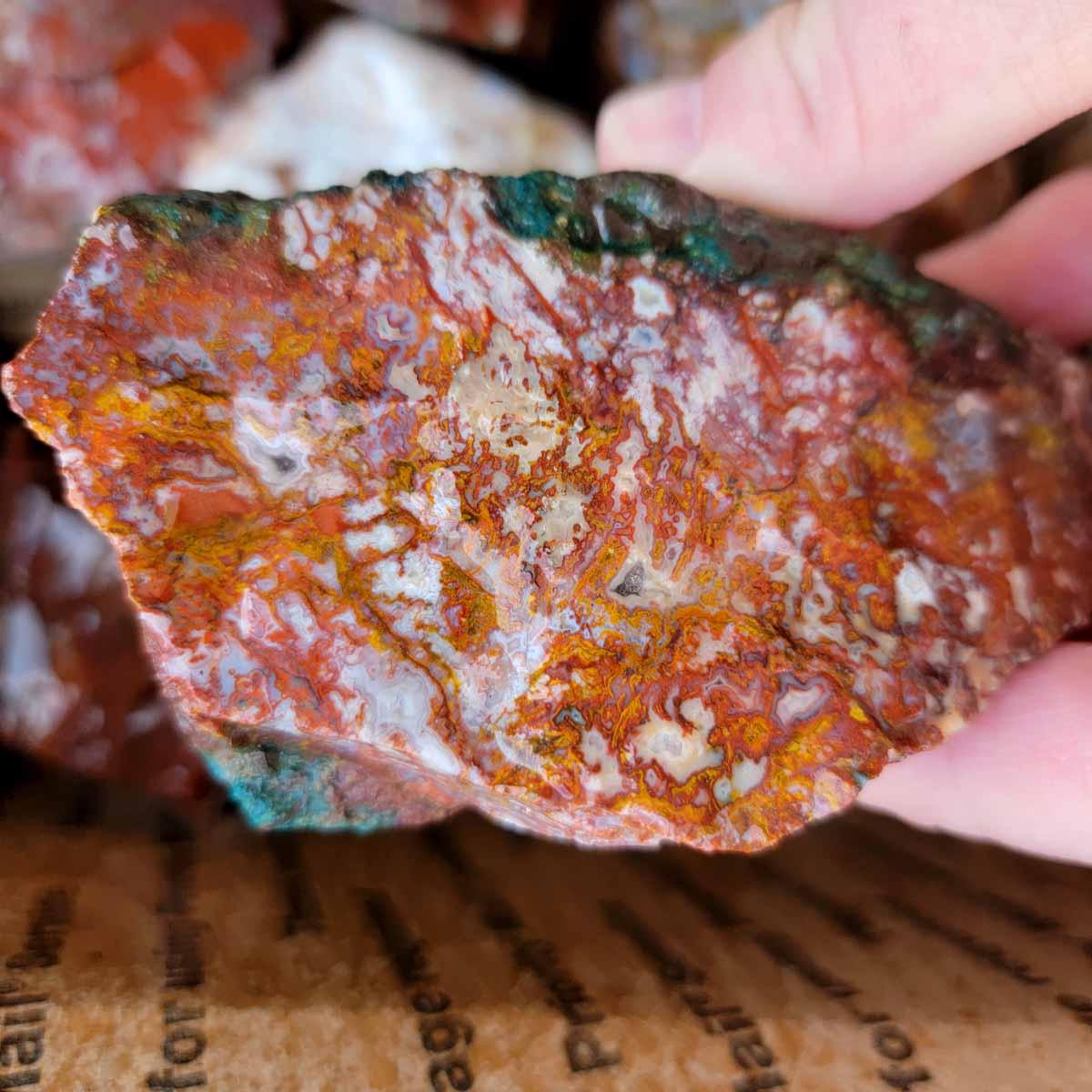Apple Valley Agate Cutting Rough Flatrate! - Lapidary Central