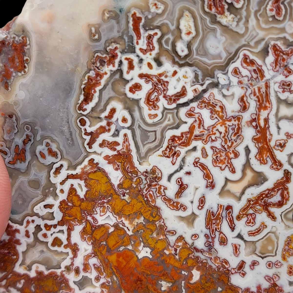 Apple Valley Moss Agate Slab!  Lapidary Stone Slab! - LapidaryCentral