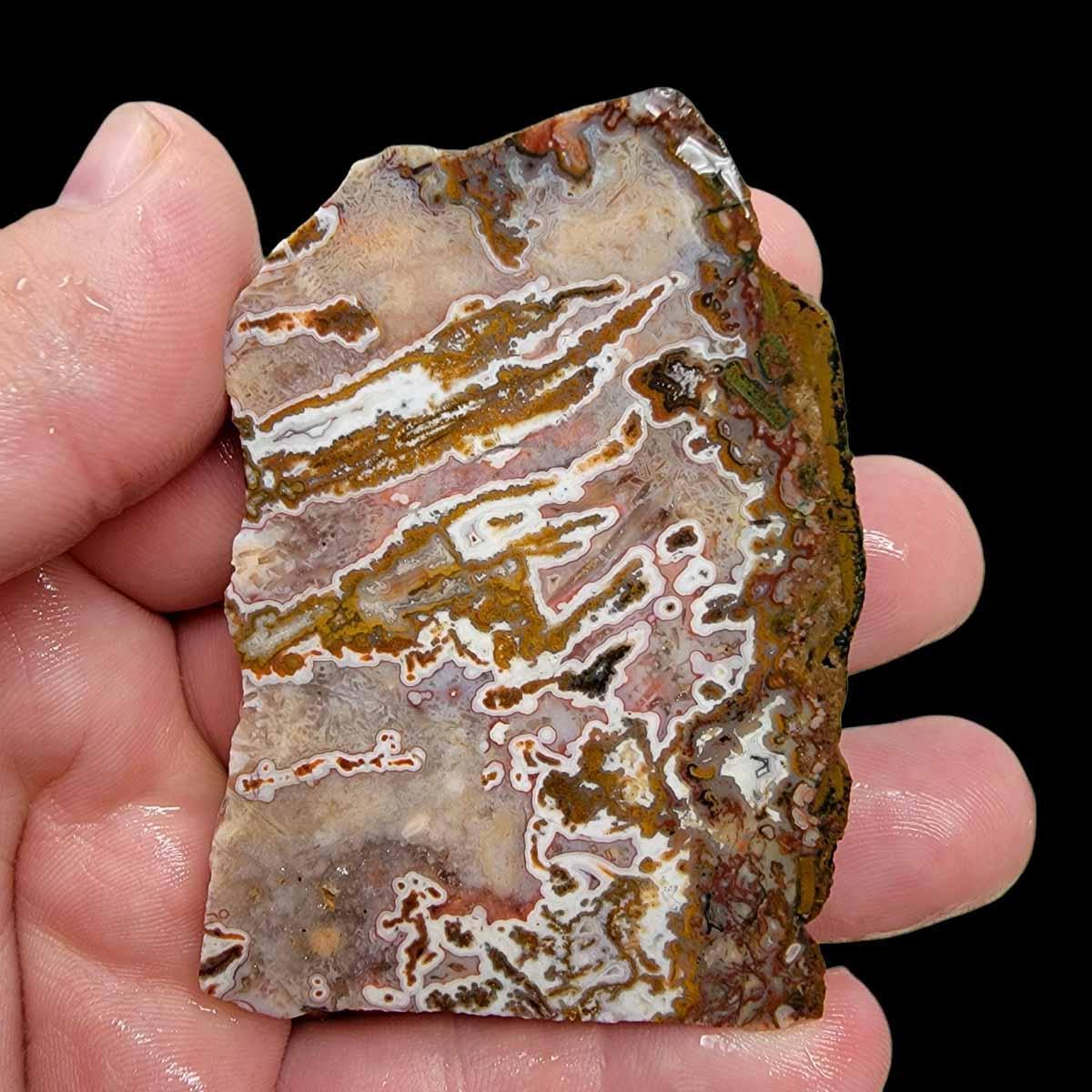 Apple Valley Moss Agate Slab!  Lapidary Stone Slab! - LapidaryCentral