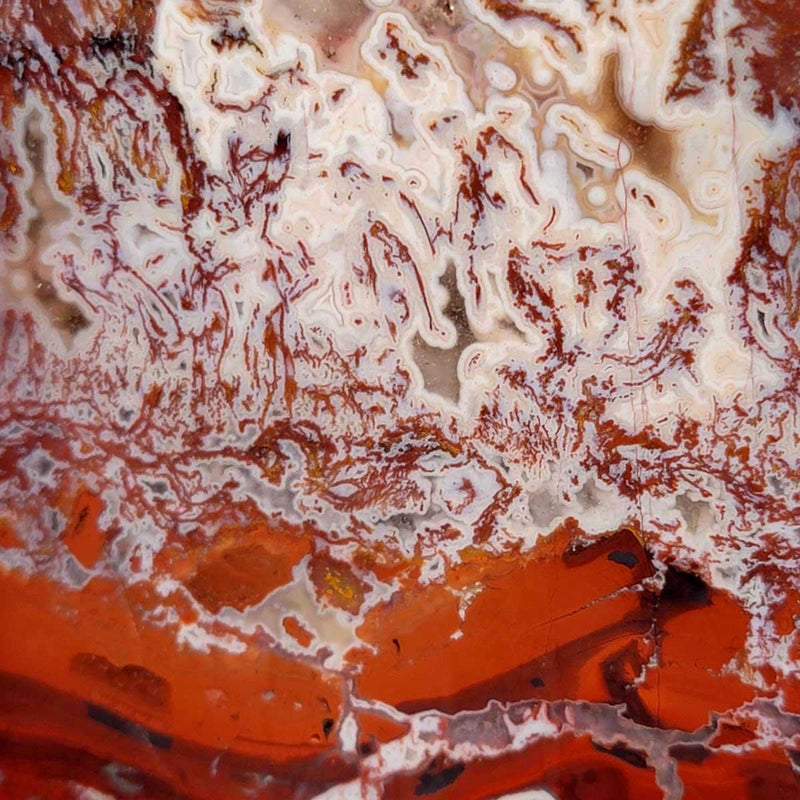 Apple Valley Moss Agate Slab!  Lapidary Stone Slab! - LapidaryCentral
