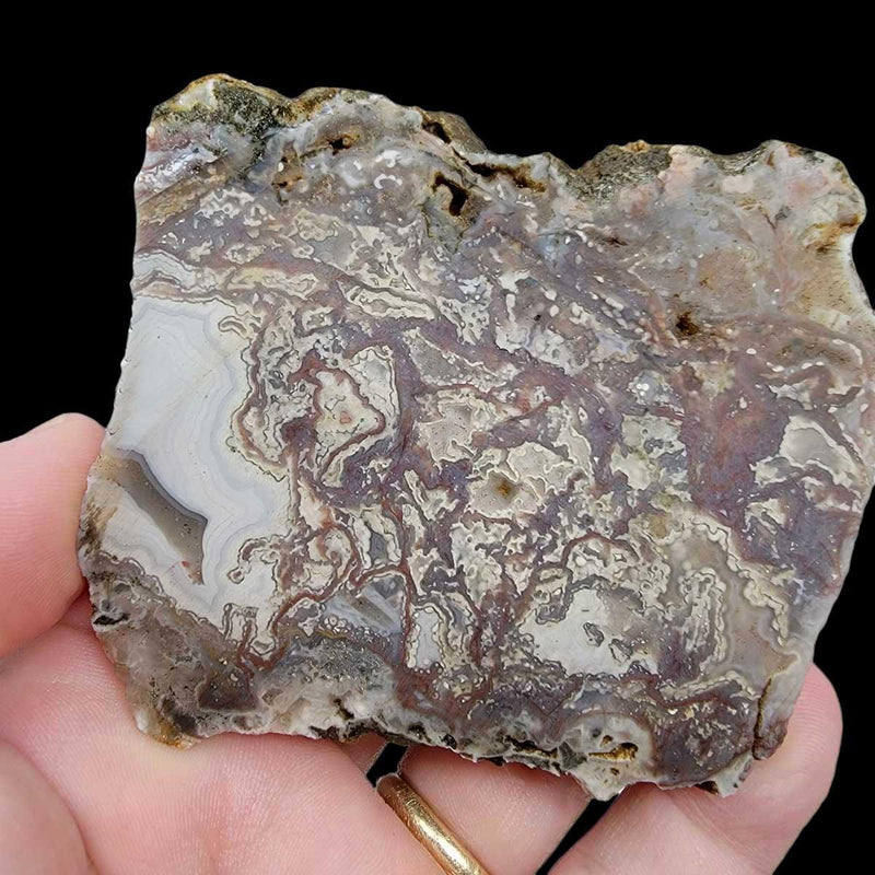 Apple Valley Moss Agate Slab!  Lapidary Stone Slab! - LapidaryCentral