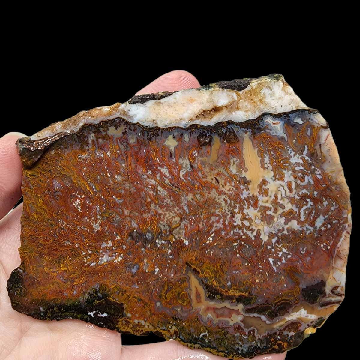 Apple Valley Moss Agate Slab!  Lapidary Stone Slab! - LapidaryCentral