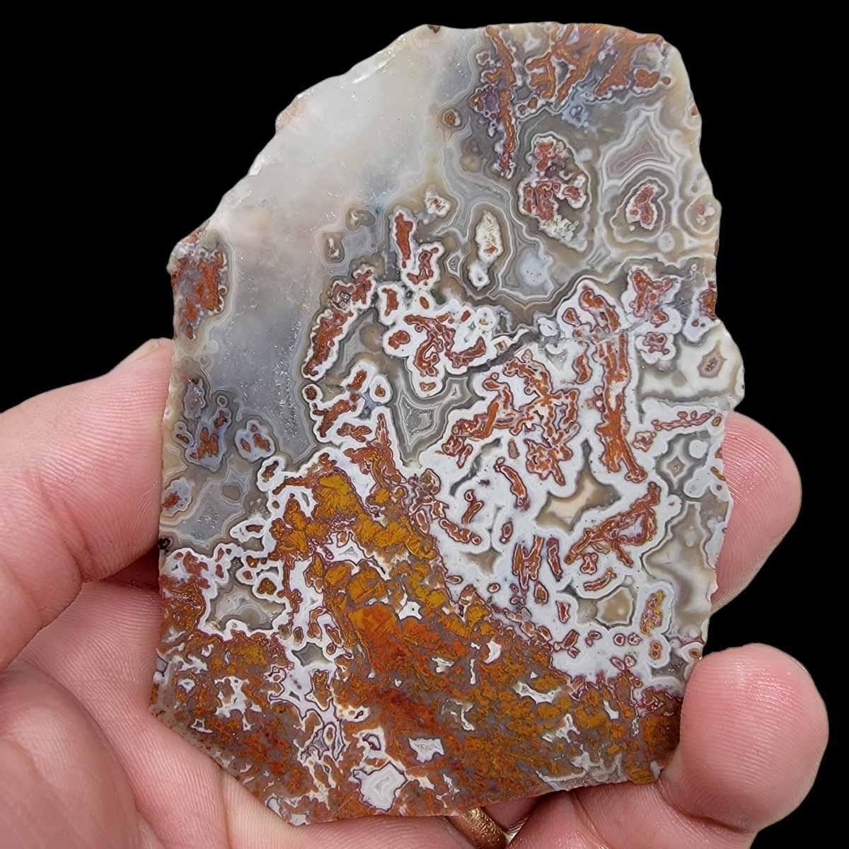 Apple Valley Moss Agate Slab!  Lapidary Stone Slab! - LapidaryCentral