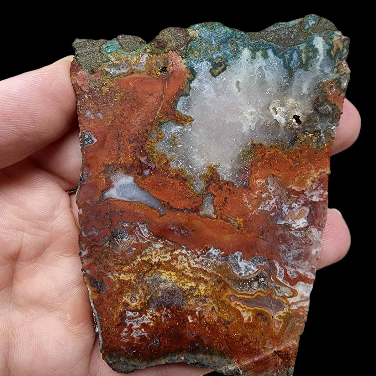 Apple Valley Moss Agate Slab!  Lapidary Stone Slab! - LapidaryCentral