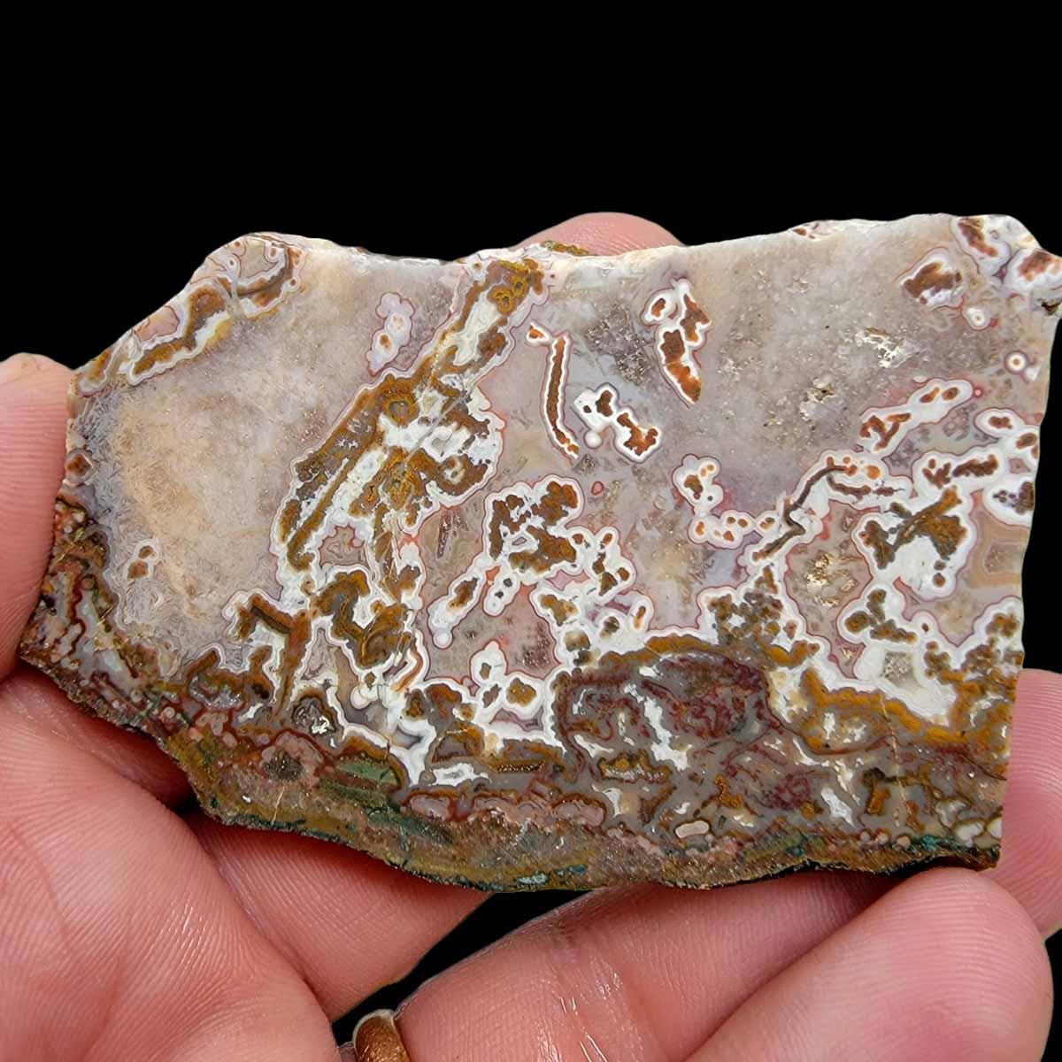 Apple Valley Moss Agate Slab!  Lapidary Stone Slab! - LapidaryCentral