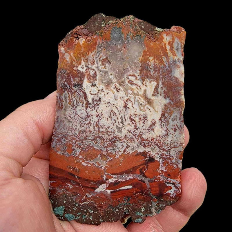 Apple Valley Moss Agate Slab!  Lapidary Stone Slab! - LapidaryCentral