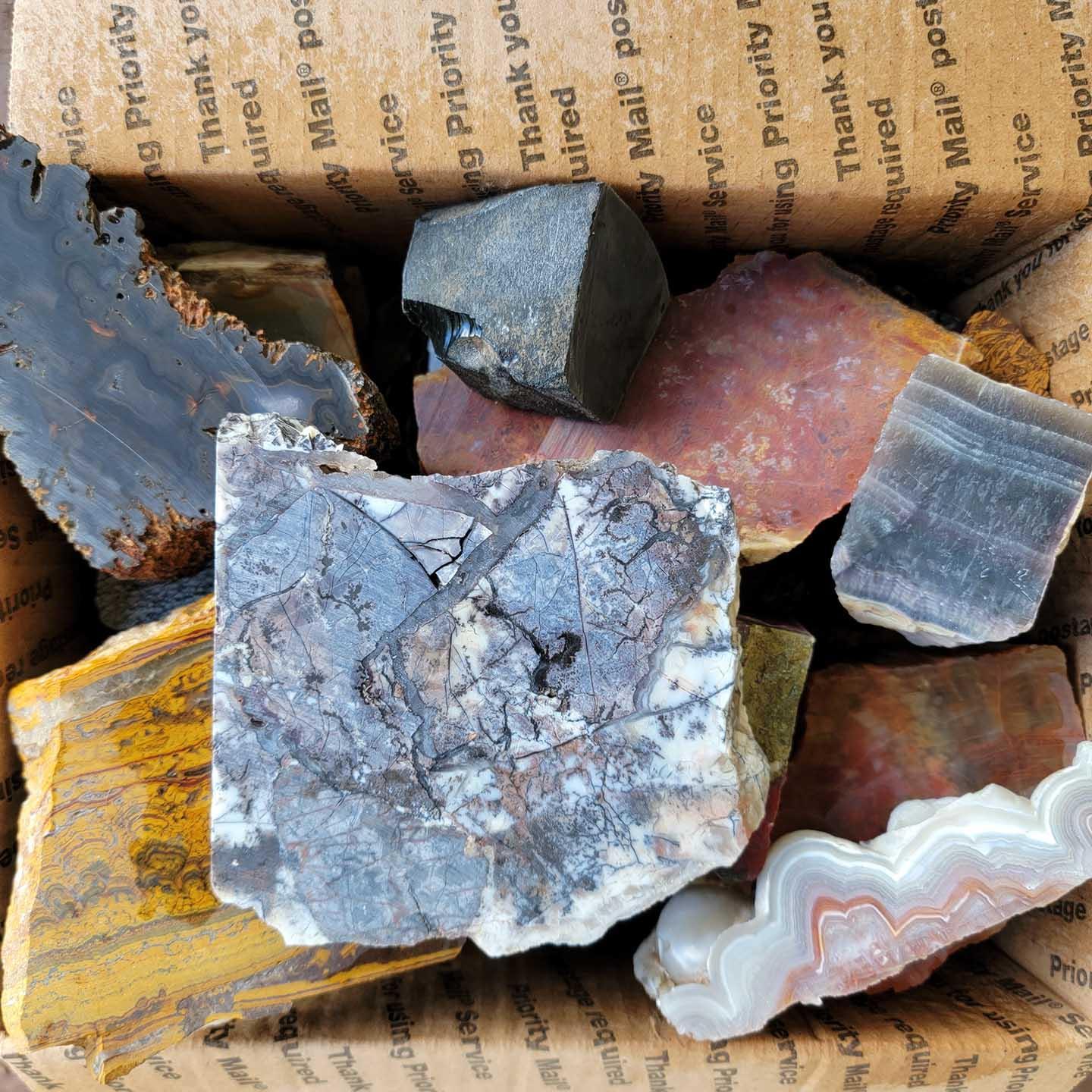 Overflowing Cut and Proven & Endcut Cutting Rough Flatrate! Lapidary Stones! - LapidaryCentral
