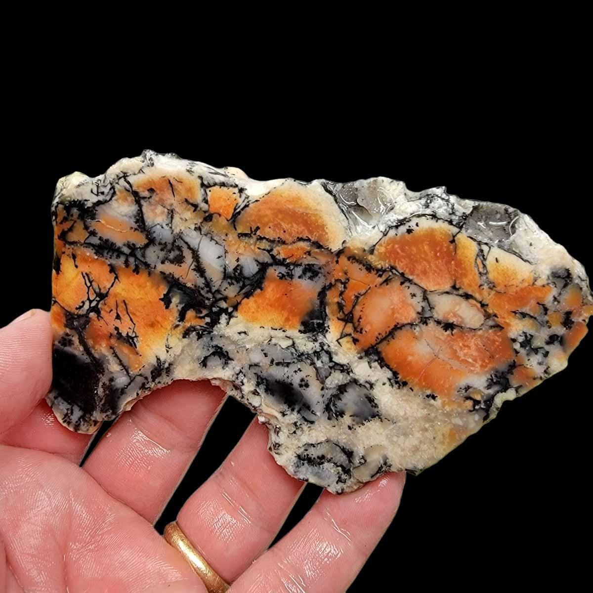 Tiffany Opal Bertrandite Slab!  Lapidary Stone Slab! - LapidaryCentral