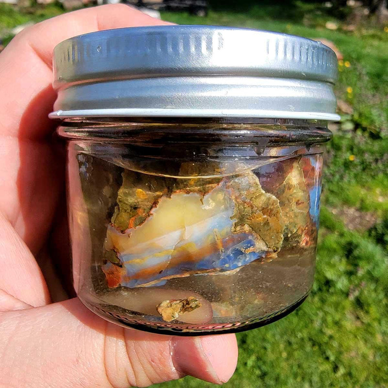 STUNNING Priday Opal Display Jars!  Various Sizes Available! - LapidaryCentral