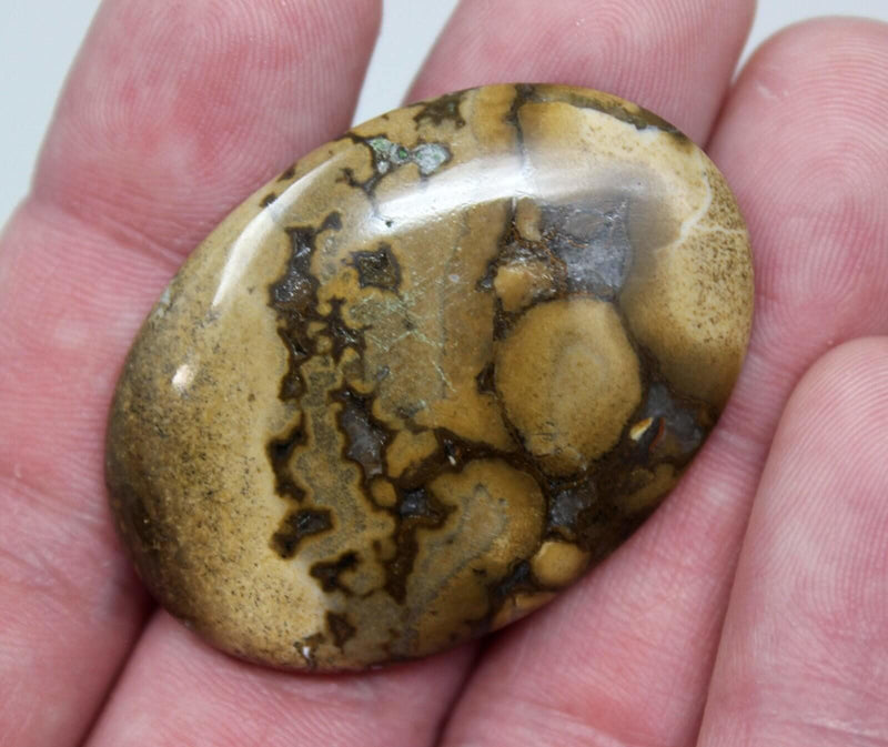 Maligano Jasper Cabochon! Lapidary Stone Cab! - LapidaryCentral