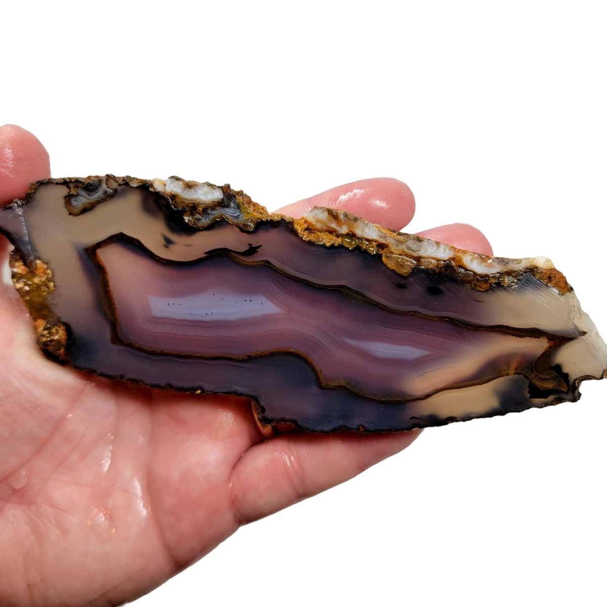 Brazilian Agate Slab!  Lapidary Stone Slab! - LapidaryCentral