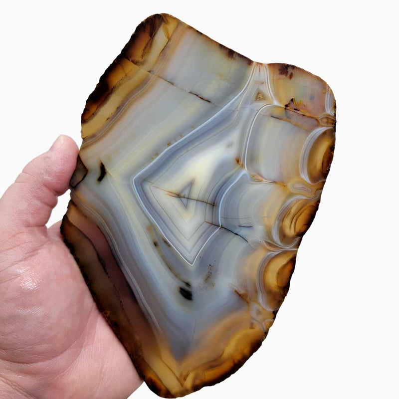 RARE Jequitinhonha Agate Slab!  Lapidary Stone Slab! - LapidaryCentral