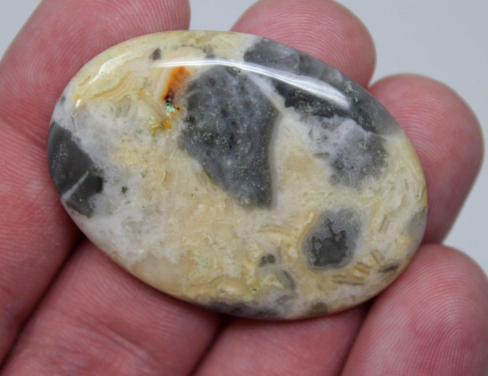 Mystery Agate Cabochon! Lapidary Stone Cab! - LapidaryCentral