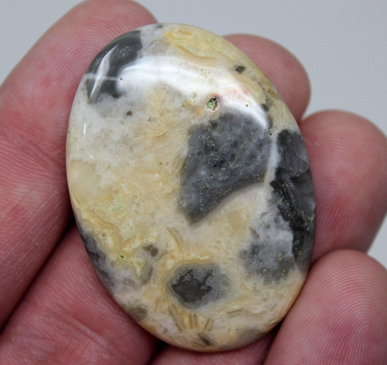 Mystery Agate Cabochon! Lapidary Stone Cab! - LapidaryCentral