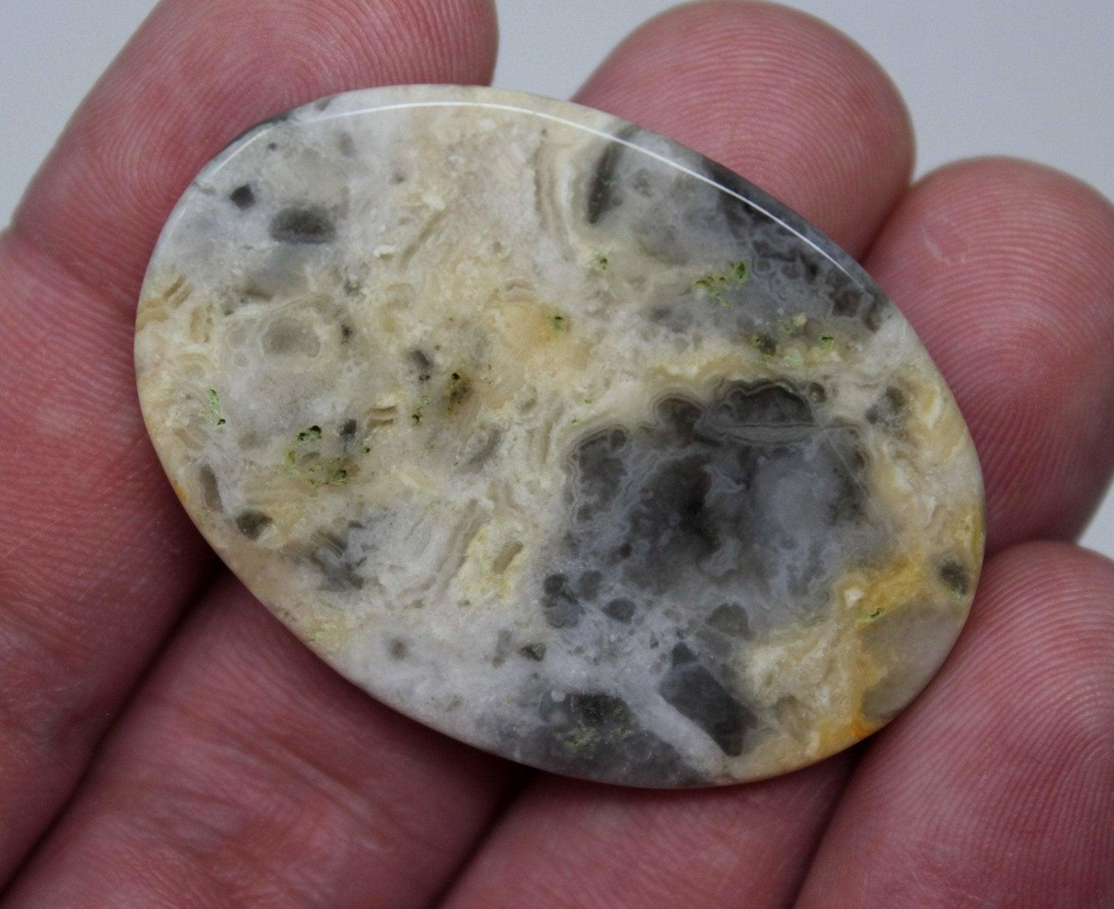 Mystery Agate Cabochon! Lapidary Stone Cab! - LapidaryCentral