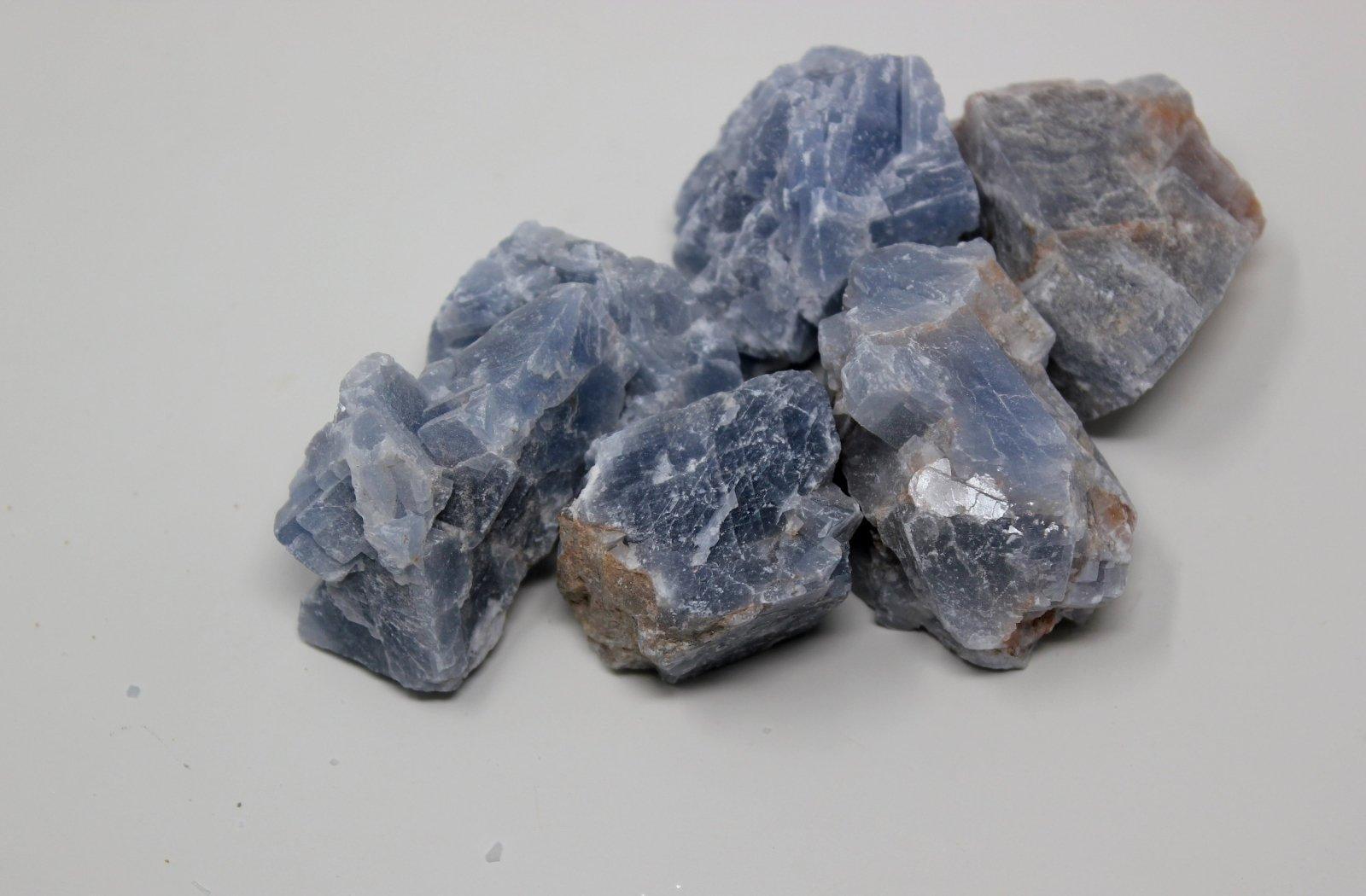 ONE Blue Calcite Crystal! Calcium Carbonate Crystal Formation! - LapidaryCentral