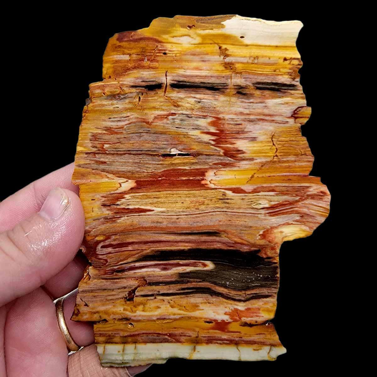 Caldera Freedom Jasper Red Gary Green Larsonite Jasper Slab! - LapidaryCentral