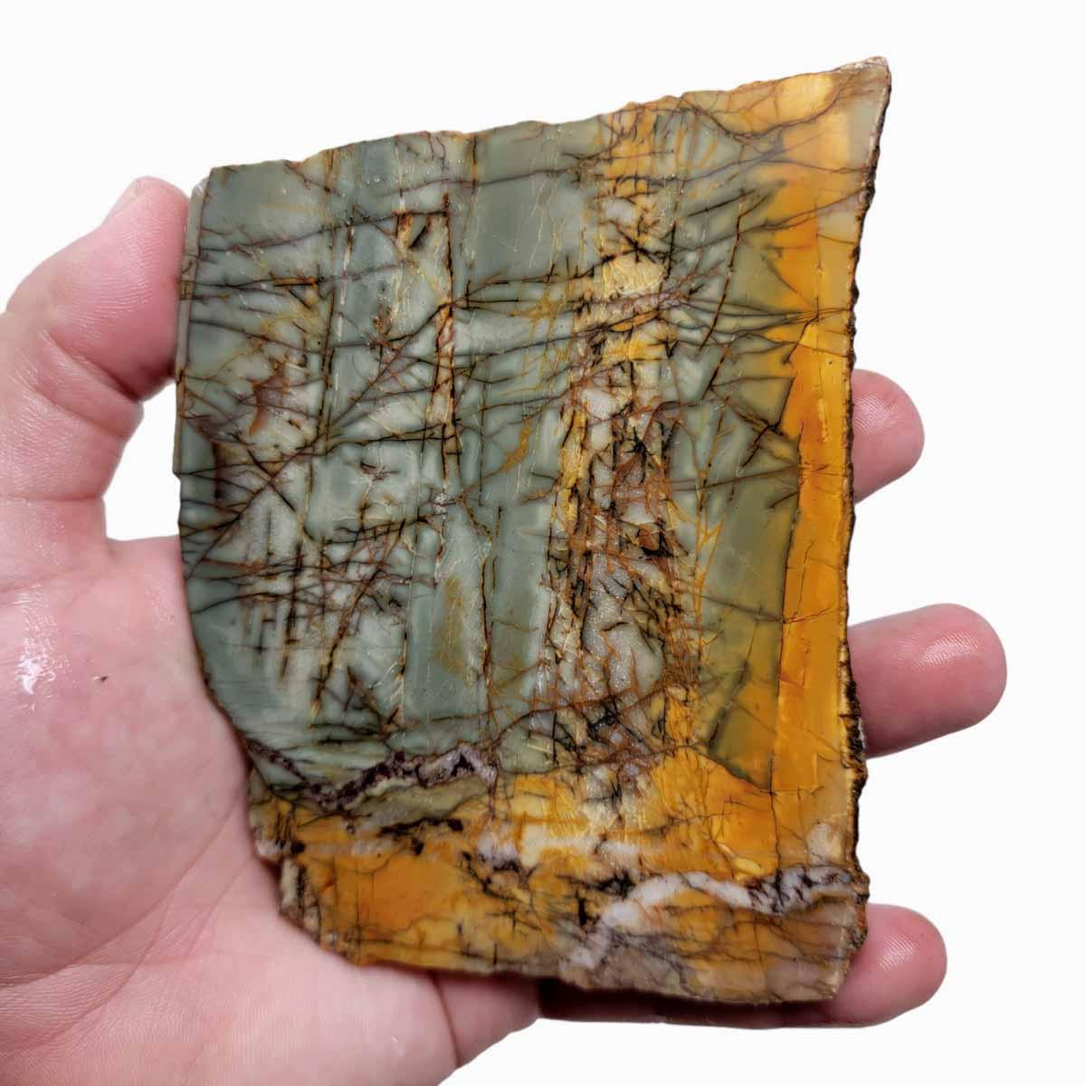 Cherry Creek Jasper Slab! Lapidary Stone Slab! - Lapidary Central