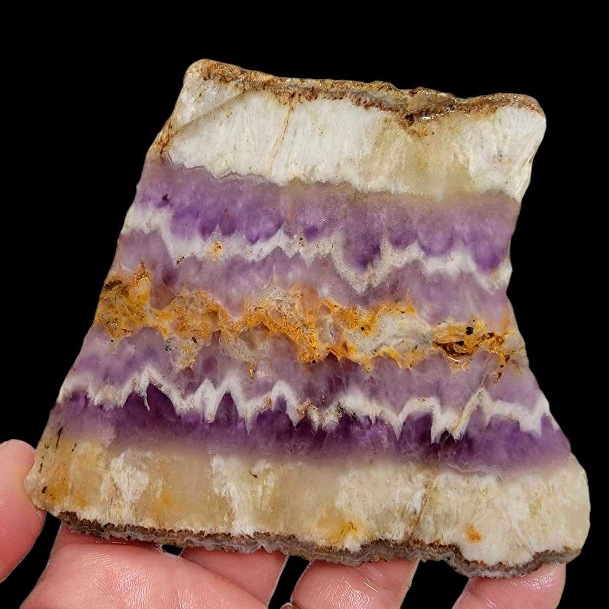 Moroccan Amethyst Lace Agate Slab!  Lapidary Stone Slab! - LapidaryCentral