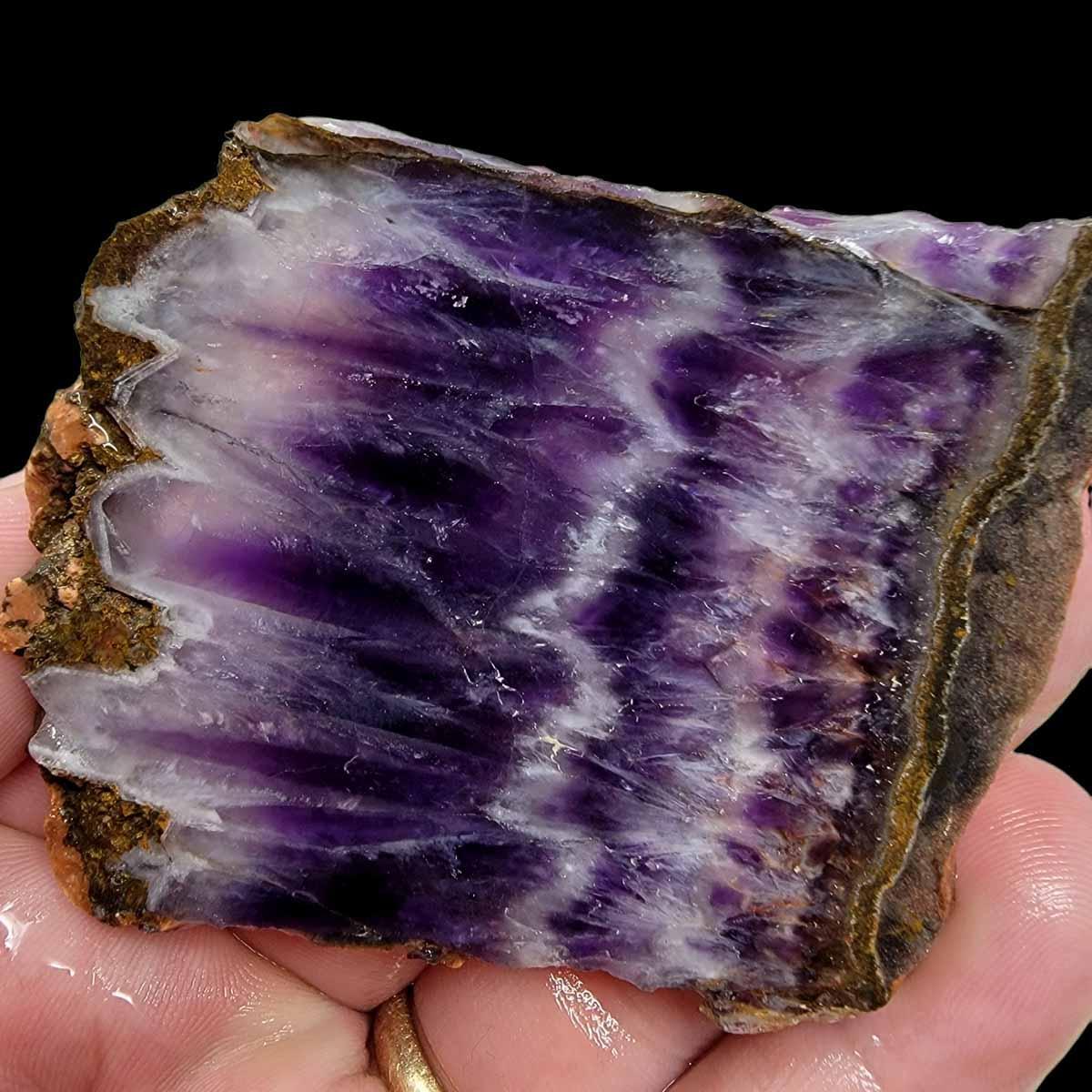 Moroccan Amethyst Lace Agate Slab!  Lapidary Stone Slab! - LapidaryCentral