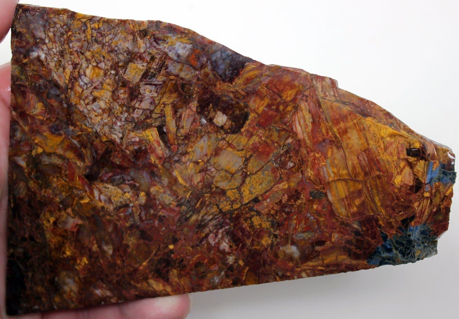 Chinese Pietersite Lapidary Stone Slab! Chatoyant Areas! - LapidaryCentral