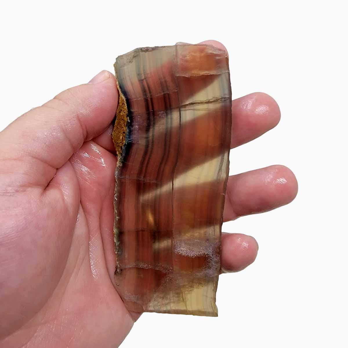 Chinese Rainbow Fluorite Agate Slab! Lapidary Stone Slab! - Lapidary Central