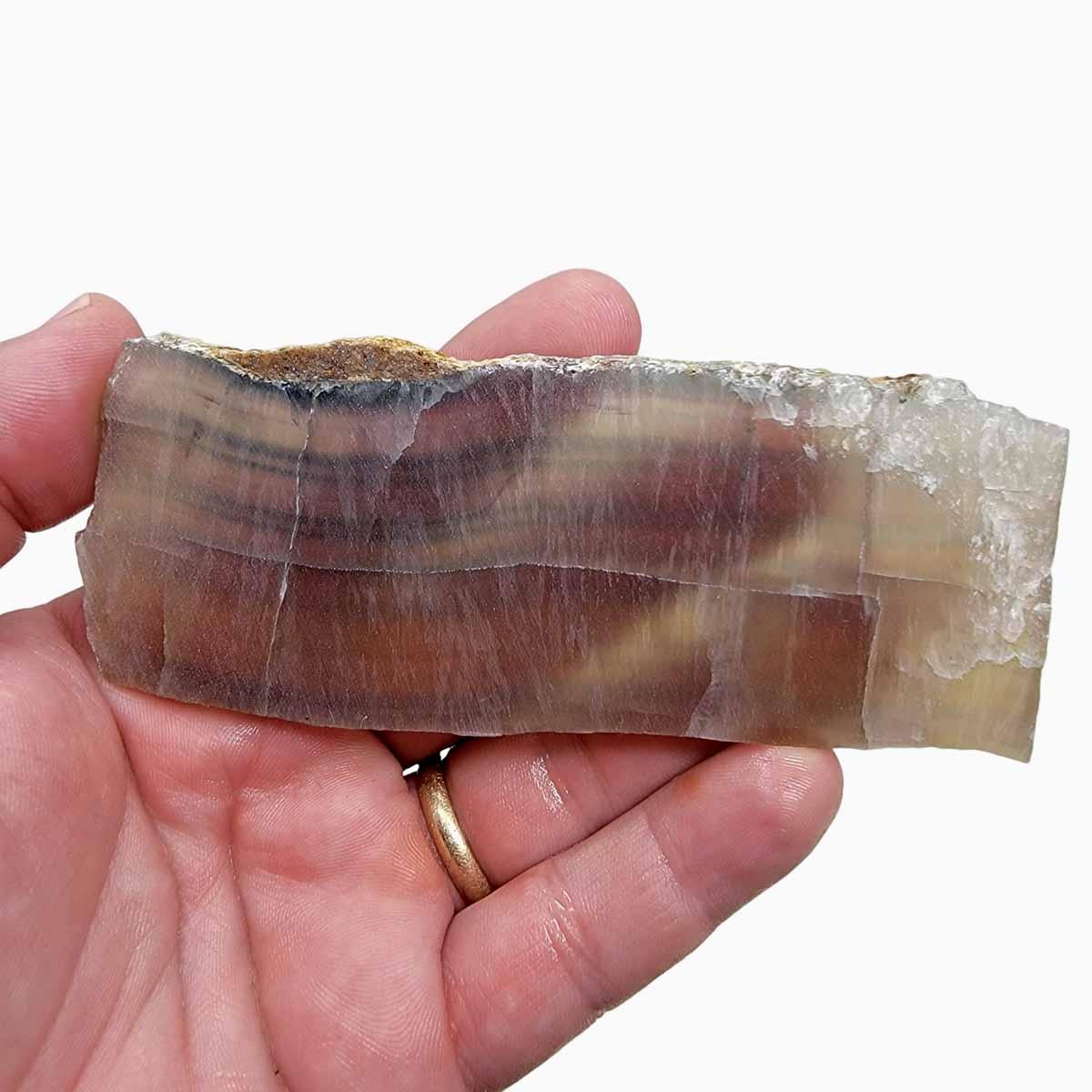 Chinese Rainbow Fluorite Agate Slab! Lapidary Stone Slab! - Lapidary Central