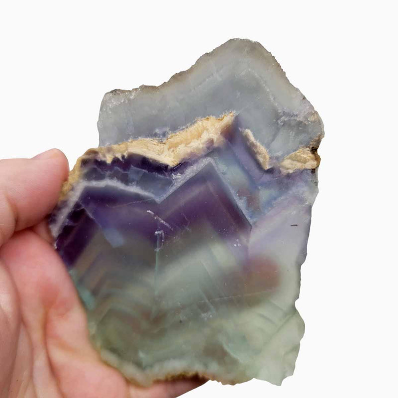 Chinese Rainbow Fluorite Agate Slab!  Lapidary Stone Slab! - LapidaryCentral