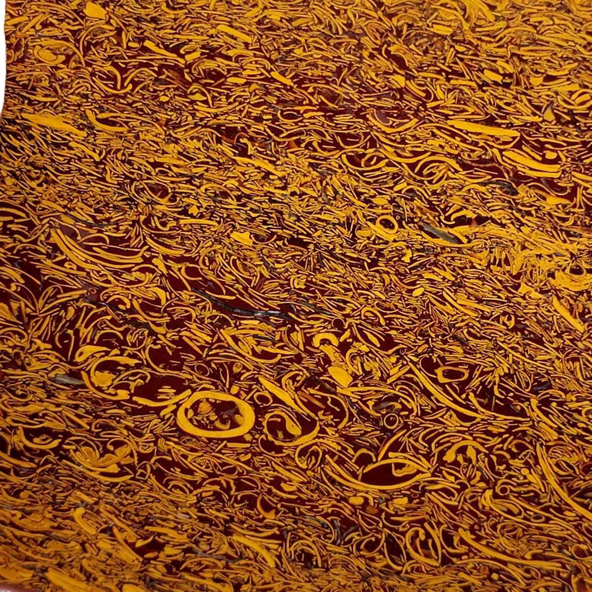 Tumbled Script Stone Fossil Script Stone Slab! Lapidary Stone Slab!