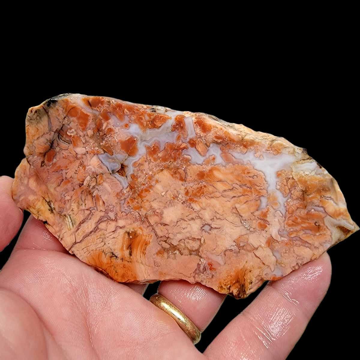 Cotton Candy Agate Slab!  Lapidary Stone Slab! - LapidaryCentral