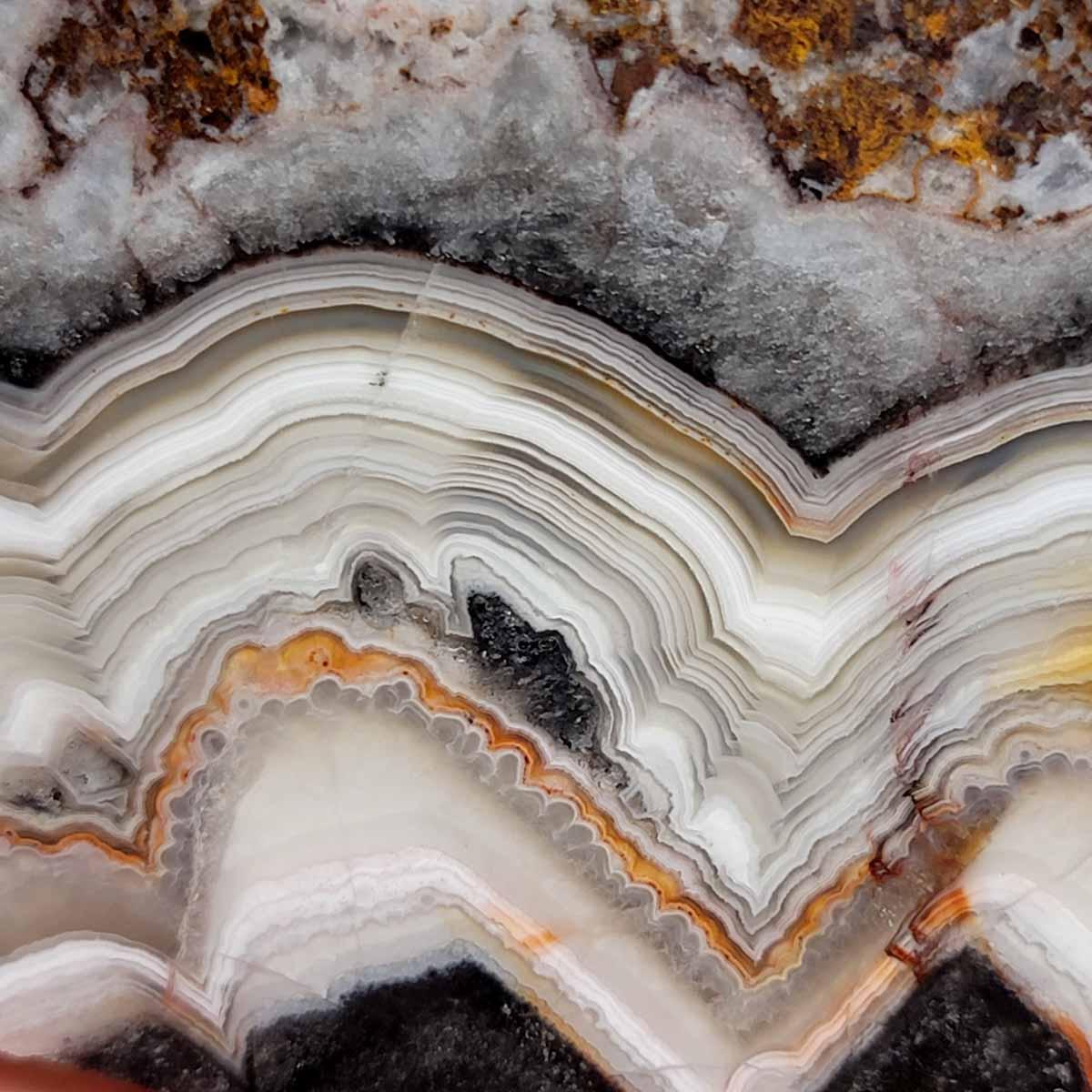 Old Vein Crazy Lace Agate Slab!  Lapidary Stone Slab! - LapidaryCentral