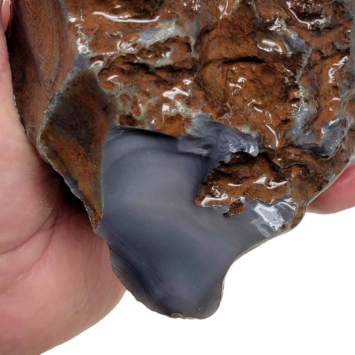 Rare Damascus Obsidian Rough Chunk! - LapidaryCentral