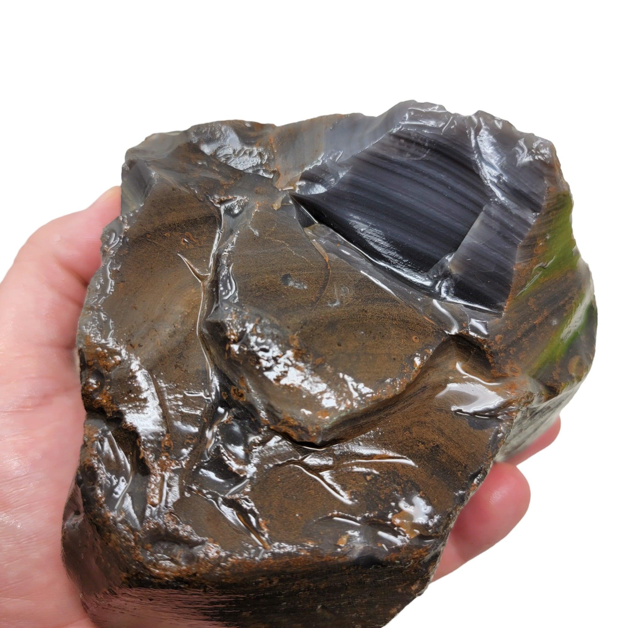 Rare Damascus Obsidian Rough Chunk!