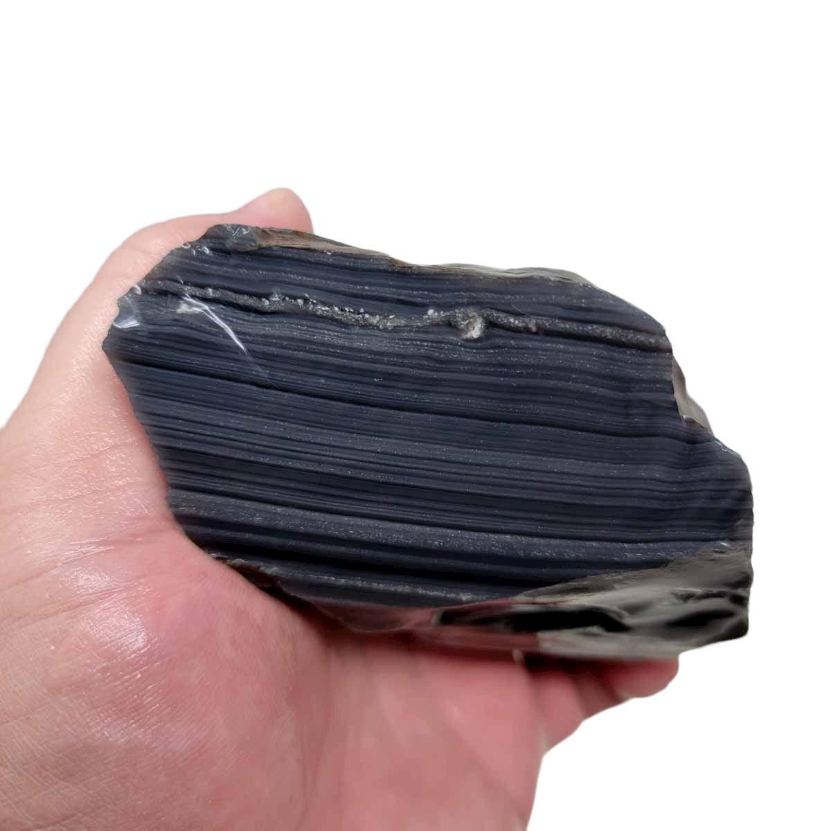 Rare Damascus Obsidian Rough Chunk! - LapidaryCentral