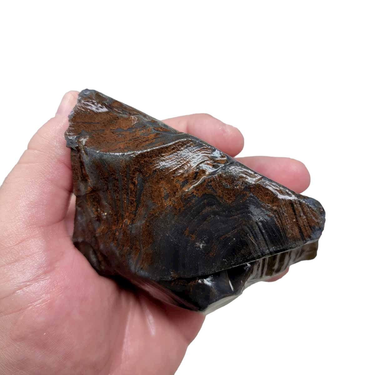 Rare Damascus Obsidian Rough Chunk! - LapidaryCentral