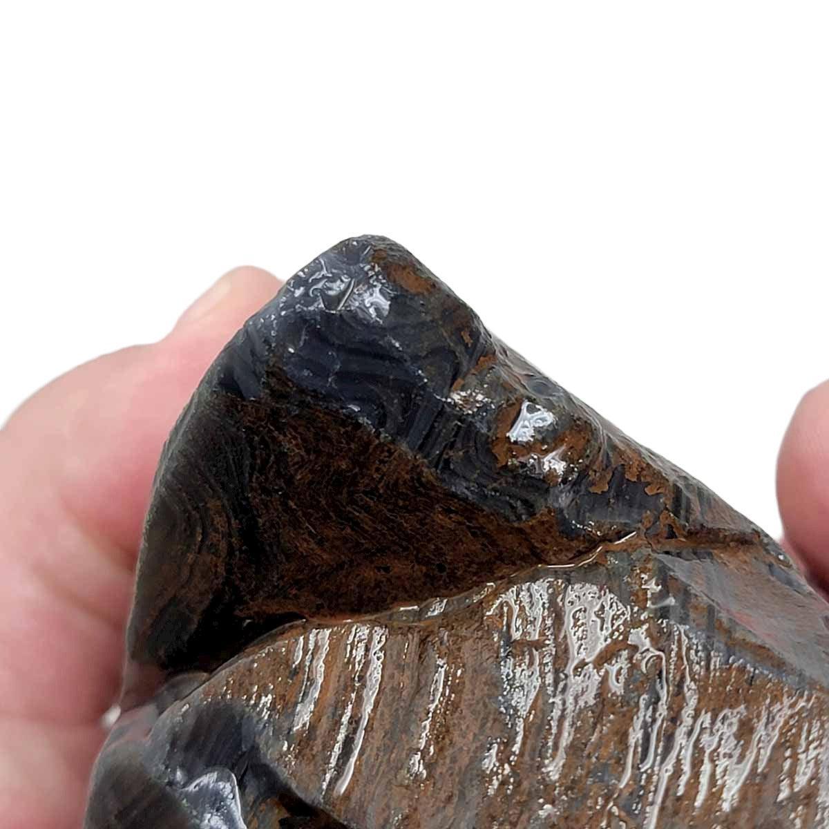 Rare Damascus Obsidian Rough Chunk! - LapidaryCentral